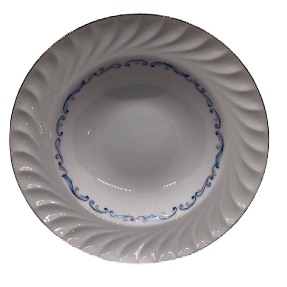 Celebrity Fine China Evening Tide Rimmed Bowls